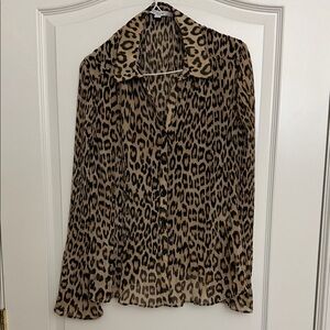 Chico's Animal Print Blouse
